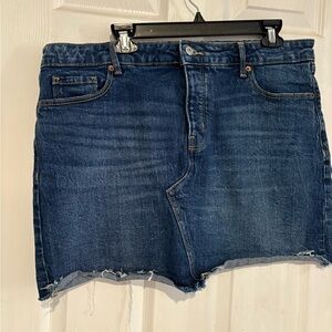 Old Navy Blue Denim Skirt